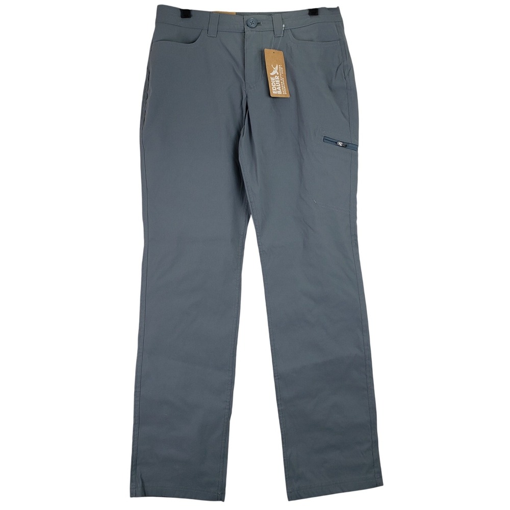 Eddie Bauer WR Rainier Pants Womens 6 Gray Straight Leg Outdoor Hiking
